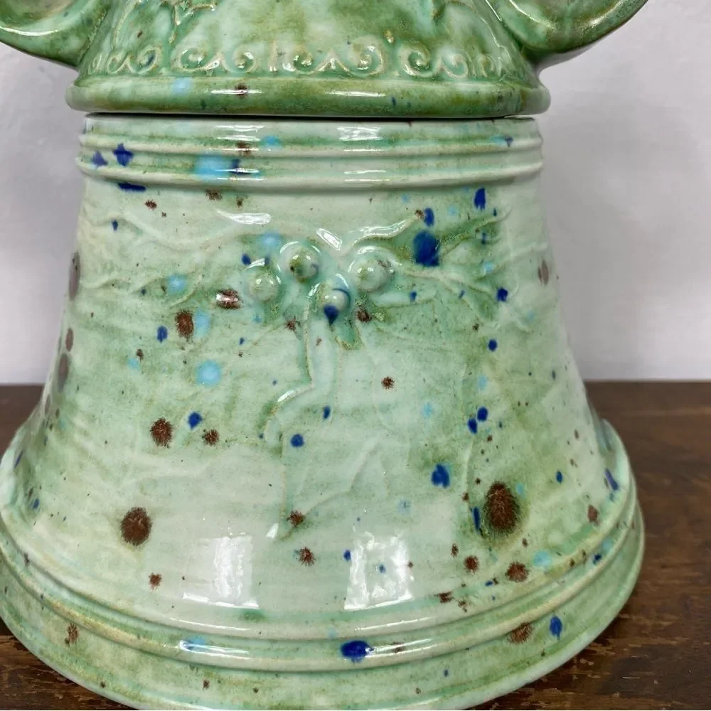 Vintage Christmas Bell cookie jar